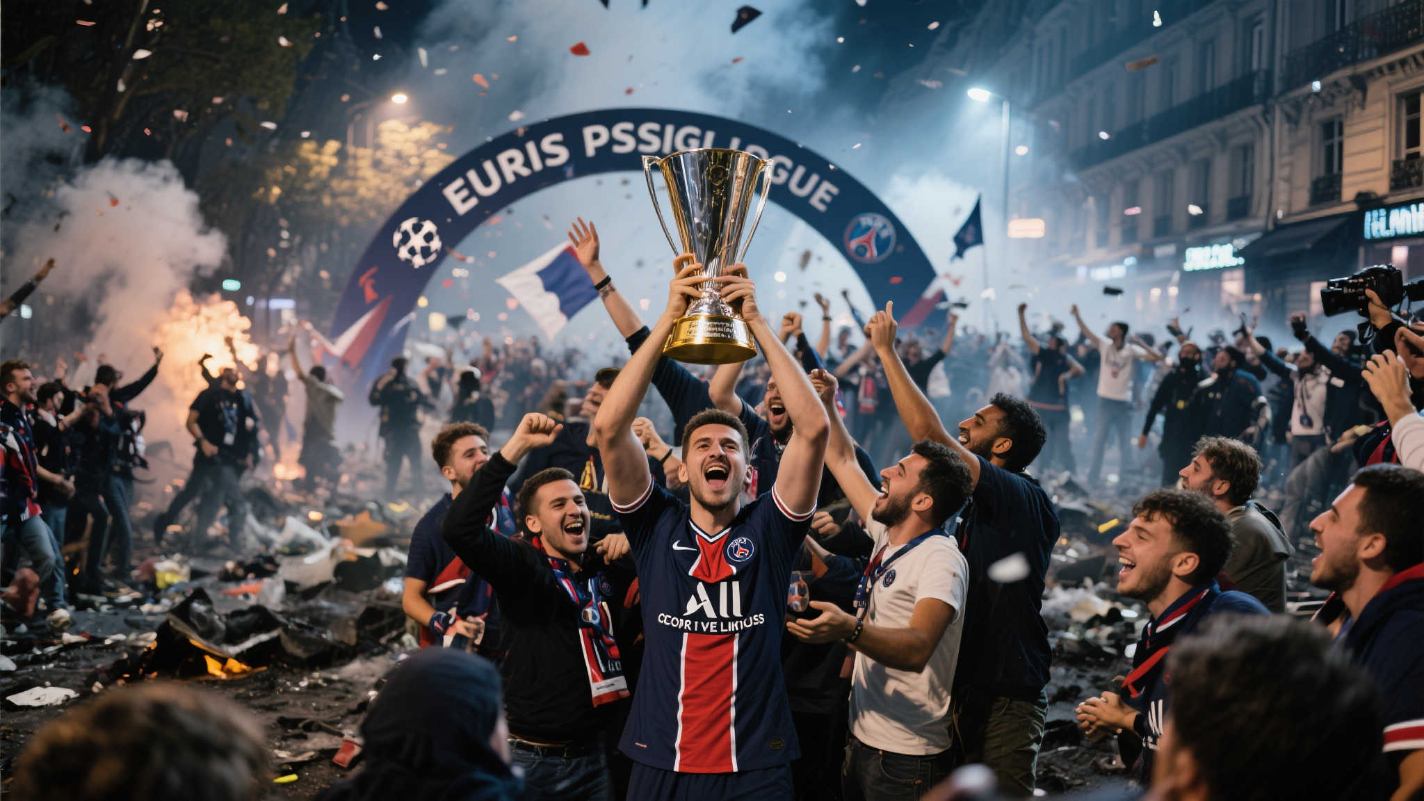 巴黎圣日耳曼问鼎欧冠,法国多地爆发不安情绪 巴黎圣日耳曼(PSG)终于实现了他们长久以来的梦想